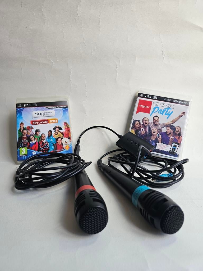 PS3 Singstar + 2 games, Games en Spelcomputers, Ophalen of Verzenden