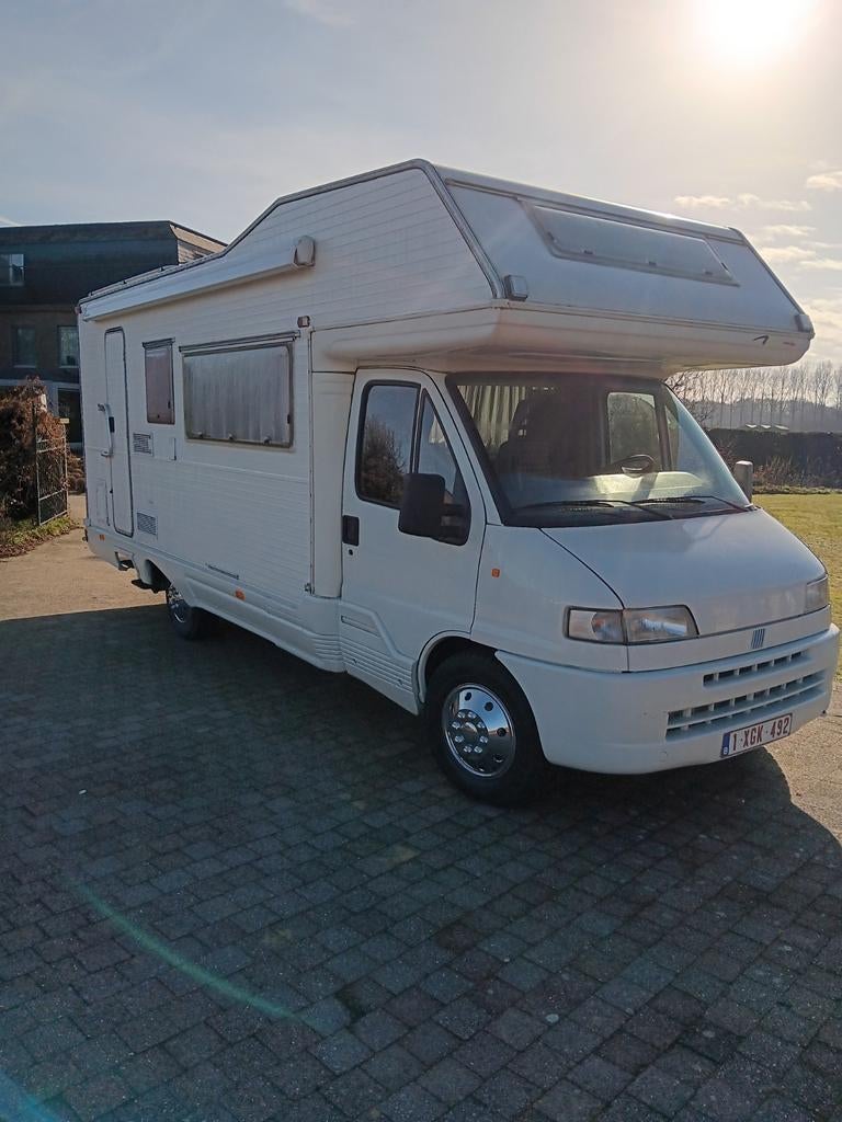 Fiat riviera 7persoons, voor export of opmaak 9500€, Caravans en Kamperen, Mobilhomes, Koelkast, Airbags, Alkoof, Ringverwarming