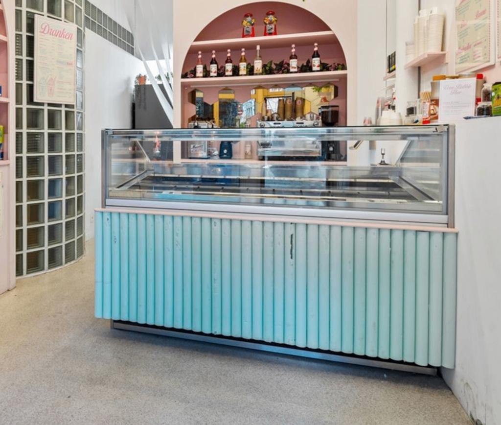 Schepijsvitrine FB New Deeva G9, Zakelijke goederen, Horeca | Keukenapparatuur, Koelen en Vriezen, Gebruikt, Ophalen