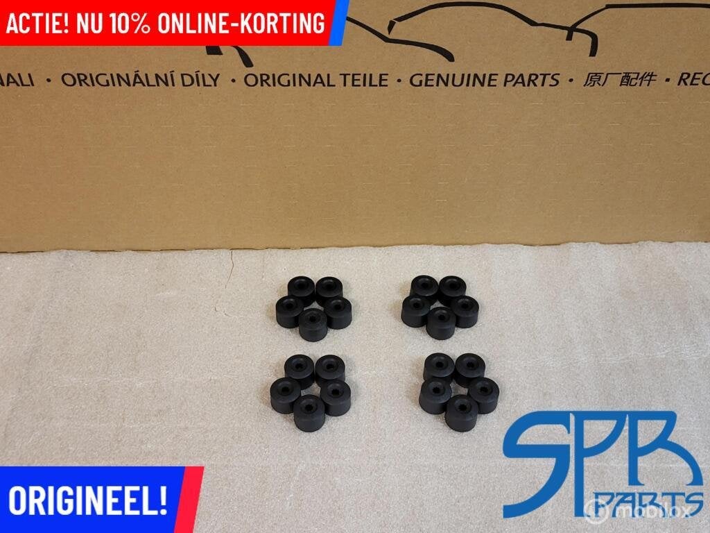 ORIGINELE NIEUWE VW WIELBOUTDOPPEN SET ZWART GOLF POLO 03-26, Auto-onderdelen, VOLKSWAGEN, Volkswagen, Nieuw, Ophalen of Verzenden