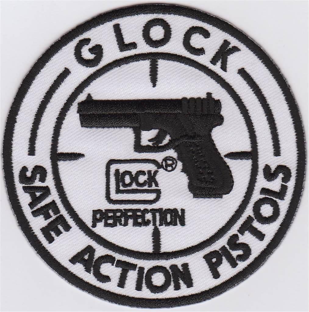 Glock Safe Action Pistols stoffen opstrijk patch embleem, Verzamelen, Verzenden, Nieuw