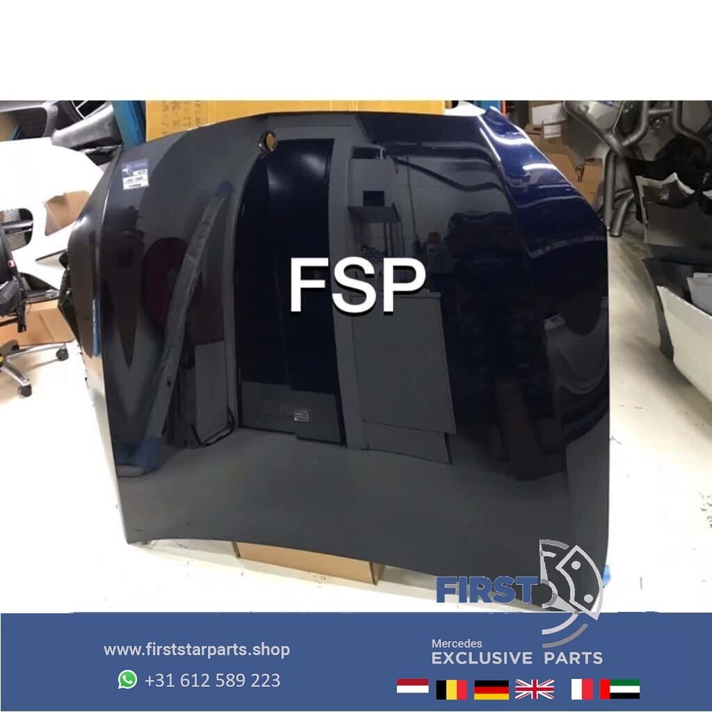 W205 C205 MOTORKAP Mercedes C Klasse 2014-2021 ORIGINEEL BLA, Utilisé, -, Capot moteur, Avant