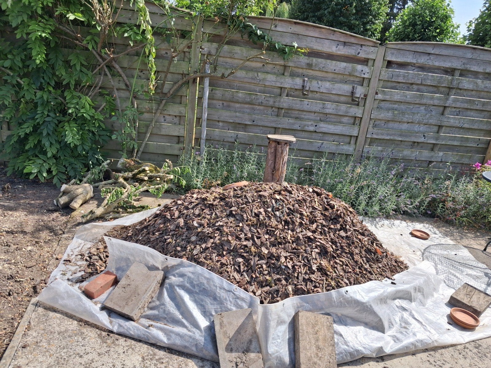 écorce d'arbre pour le jardin, Jardin & Terrasse, Gravier, Rochers & Caillasse, Enlèvement, Vert