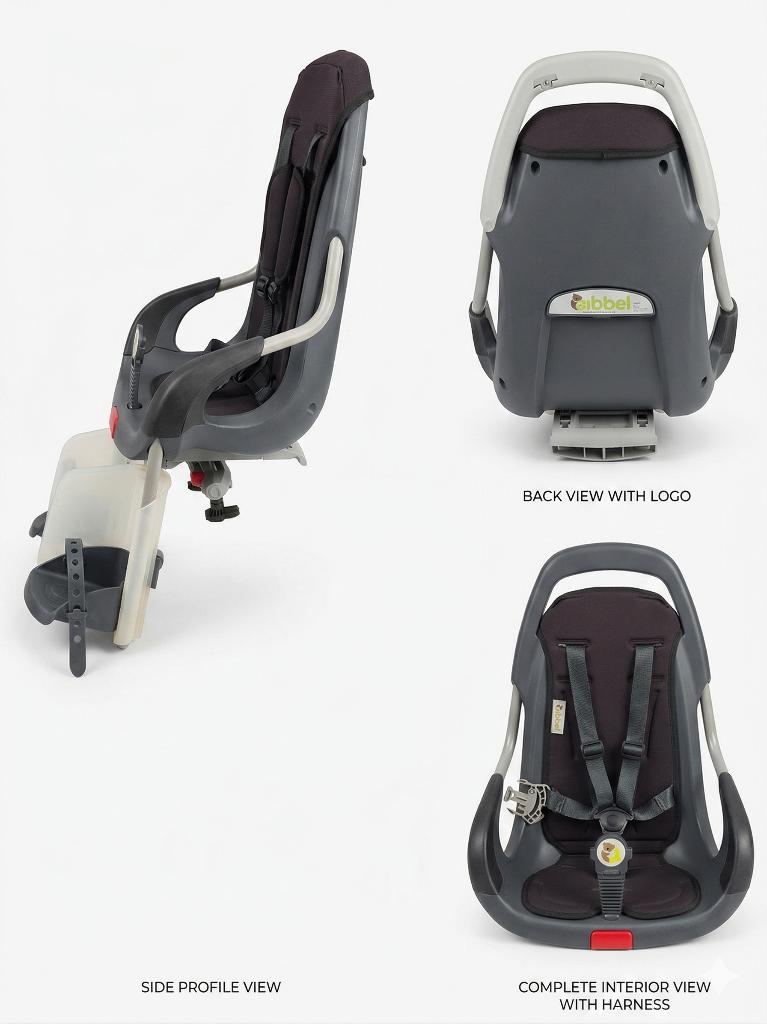 Siège enfant Qibbel x2 (Bike 43), 0 à 18 kg, Repose-pieds, Enlèvement, Utilisé