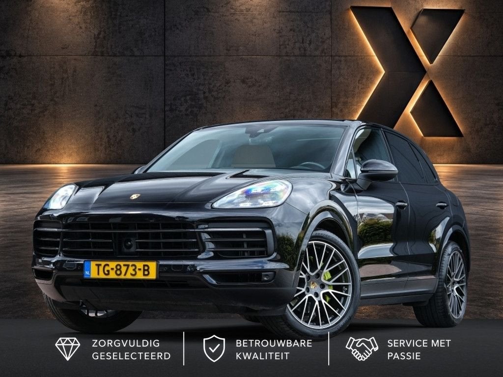 Porsche Cayenne 3.0 E-Hybrid V6 Aut. | Luchtvering | Panodak, Auto's, Automaat, Cayenne, 14 kWh, Zwart