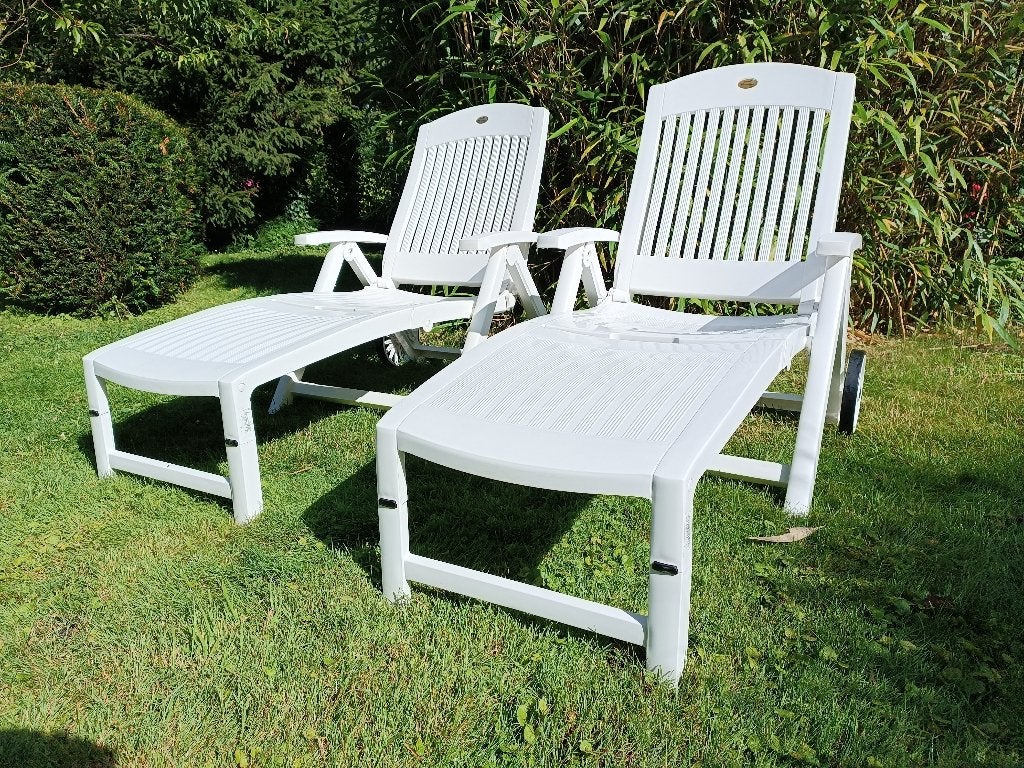 TUINSTOELEN HARTMAN, Tuin en Terras, Tuinstoelen, Zo goed als nieuw, Plastic, Ophalen