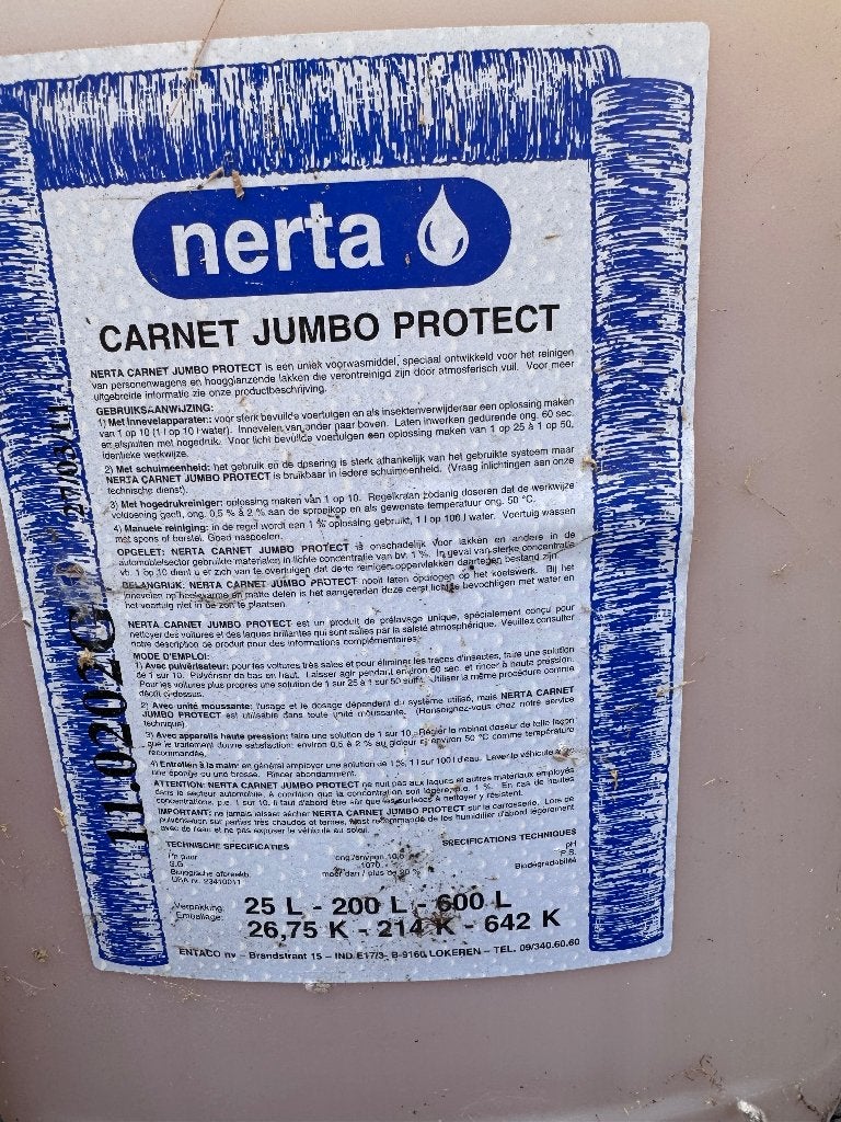 Shampoing pour voiture et autre, Enlèvement