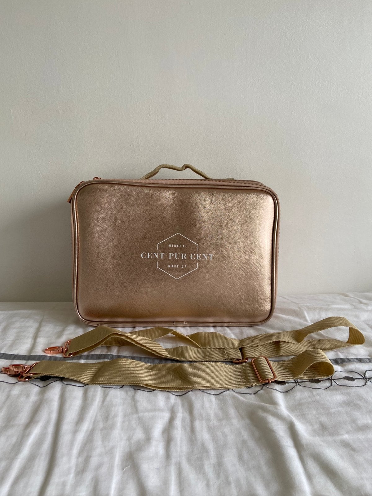 Draagbare make-up tas, Ophalen of Verzenden, Zo goed als nieuw, Roze, Accessoires