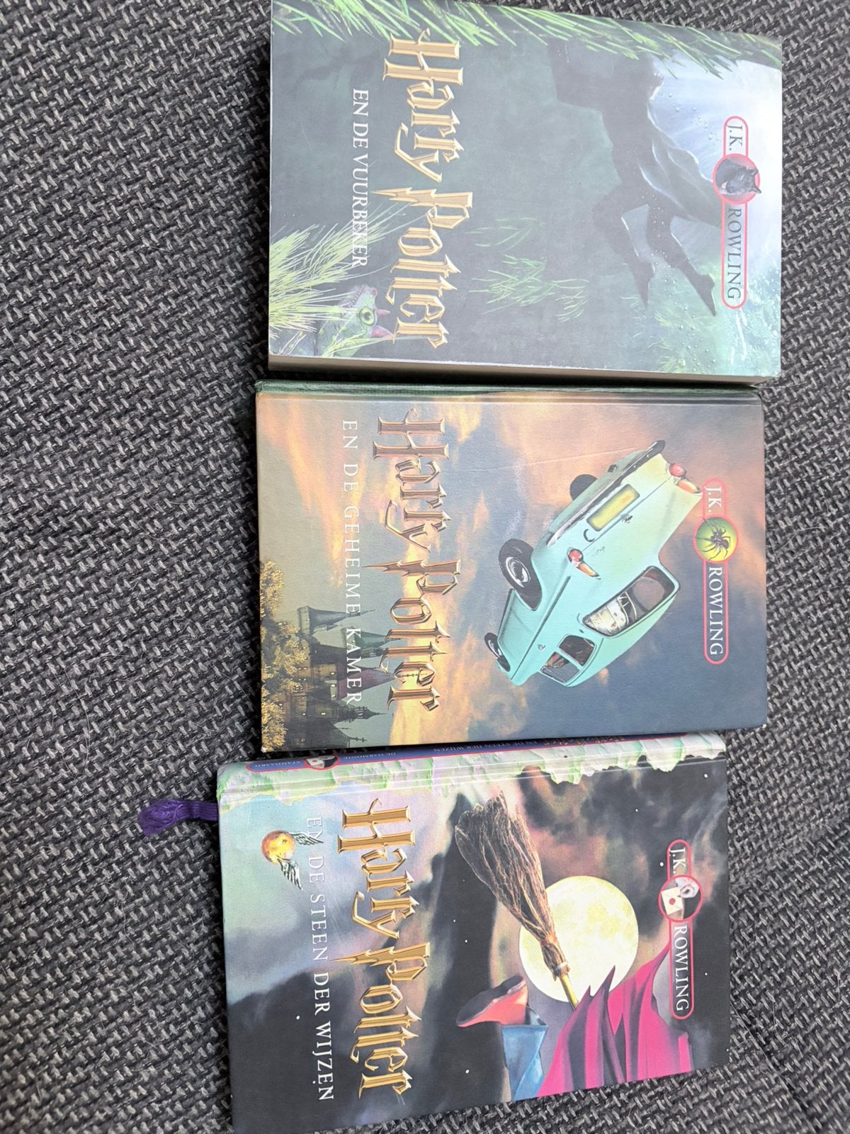 Harry potter deel 1,2 en 4, Ophalen of Verzenden, Zo goed als nieuw