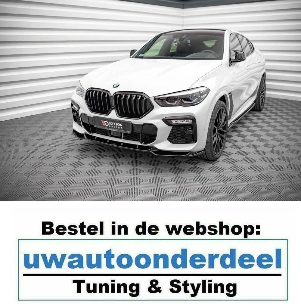 Maxton Spoiler Voorspoiler Lip Splitter Voor Bmw X6 M Pack G, Autos : Divers, Tuning & Styling, Envoi