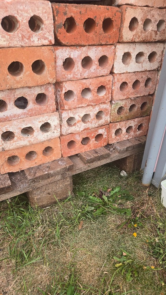Gevelstenen Tongerse rijnvorm, Doe-het-zelf en Bouw, Metselstenen, Ophalen, Zo goed als nieuw, Bakstenen