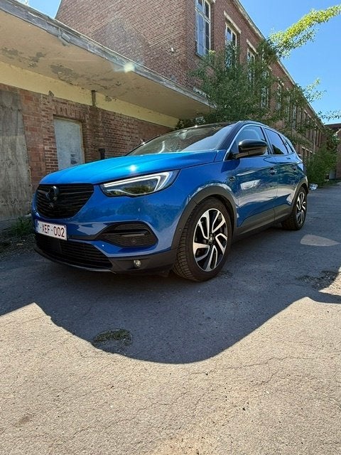 te koop : opel grandland x 2.0 diesel ultimate, Dealer onderhouden, 4 cilinders, 2000 kg, Blauw
