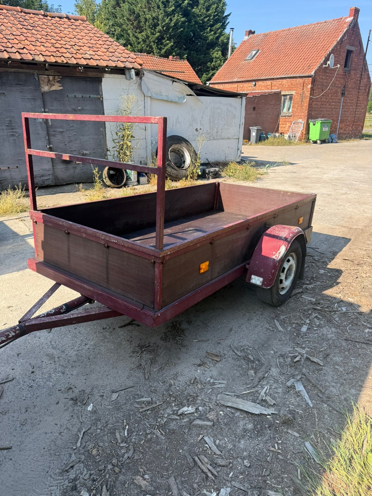 Ongeremde aanhangwagen 750kg, Autos : Divers, Remorques, Enlèvement, Comme neuf