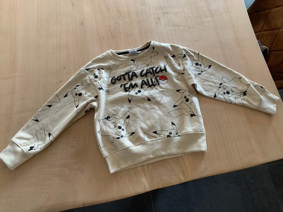 Pokémon trui, Kinderen en Baby's, Kinderkleding | Maat 122, Ophalen of Verzenden, Zo goed als nieuw, Jongen of Meisje, Trui of Vest