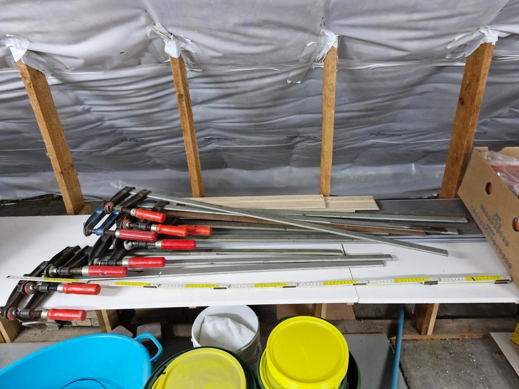 9 Spanvijzen lengte 1,10m, Doe-het-zelf en Bouw, Ophalen