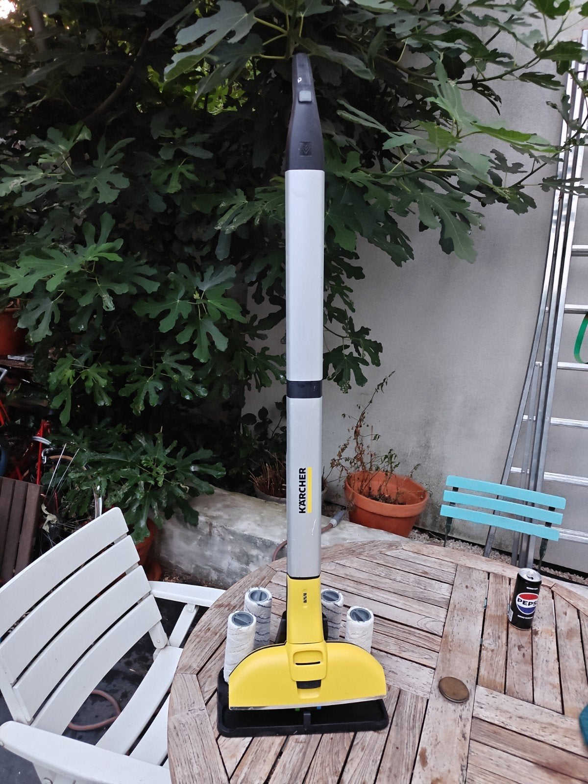 Karcher vloereiniger, Ophalen