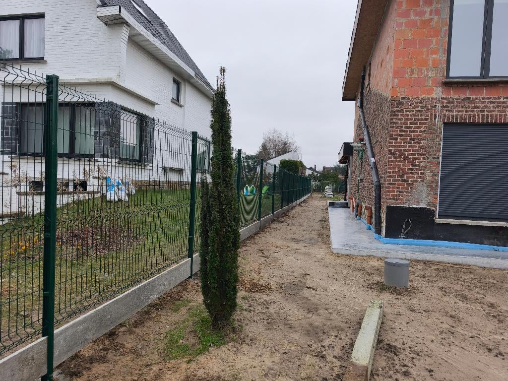 Pose cloture, Ophalen, Met poort, Nieuw, Gaashekwerk