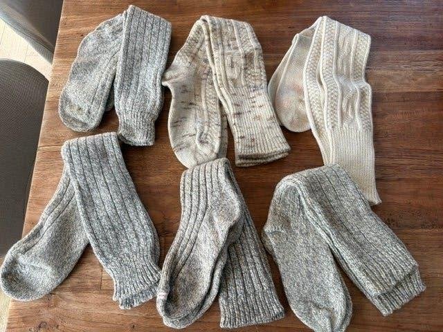 6 paires de chaussettes d'hiver en laine taille 43/46, Vêtements | Hommes, Chaussettes & Bas, Enlèvement ou Envoi, Comme neuf