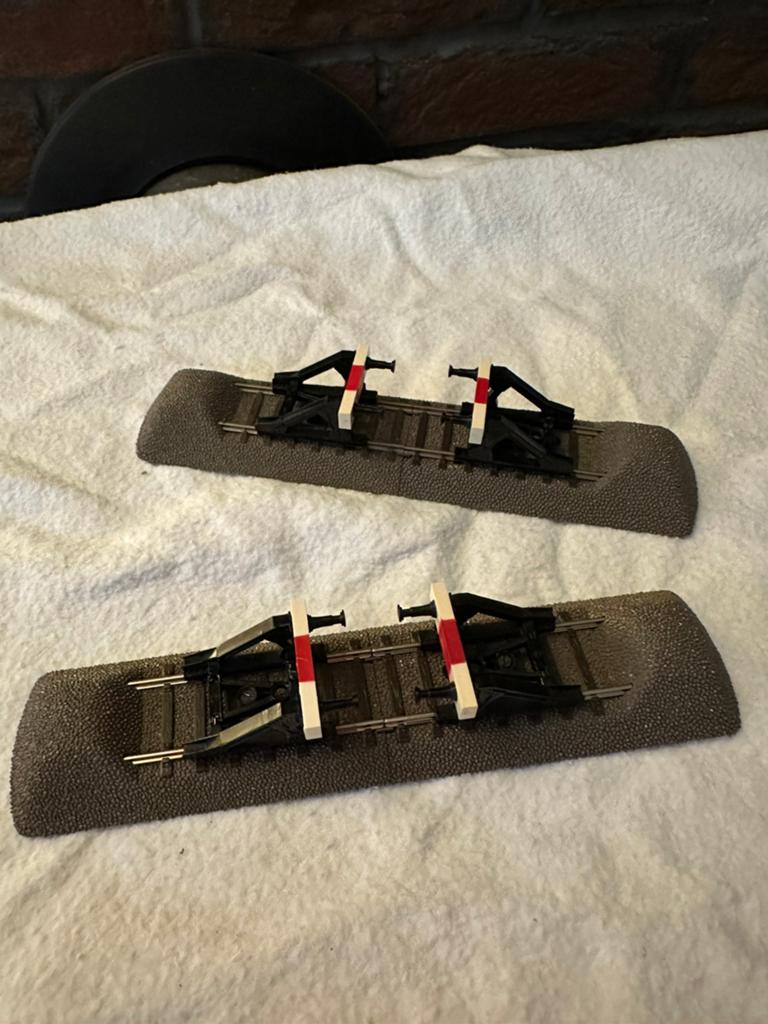 4X stootblok marklin c-rails, Enlèvement, Comme neuf, Rails