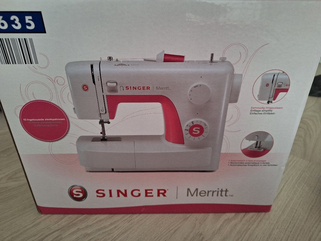Singer nachmachine, Hobby en Vrije tijd, Naaimachines en Toebehoren, Ophalen, Zo goed als nieuw, Naaimachine, Singer