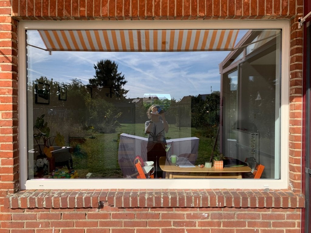 PVC ramen en buitendeuren, Doe-het-zelf en Bouw, Ophalen, Gevelraam of Ruit, 120 tot 160 cm, Dubbelglas