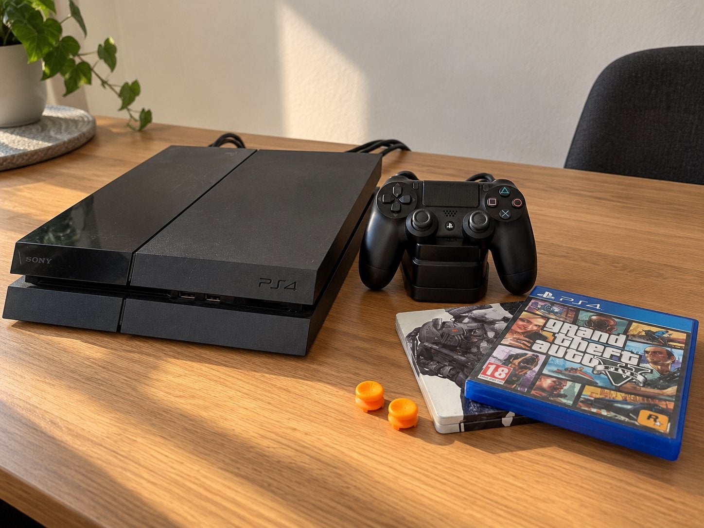 PS4 500 Go + GTA 5 + Call of Duty Ghosts + accessoires, Consoles de jeu & Jeux vidéo, 500 GB, Avec 1 manette, Comme neuf, Enlèvement