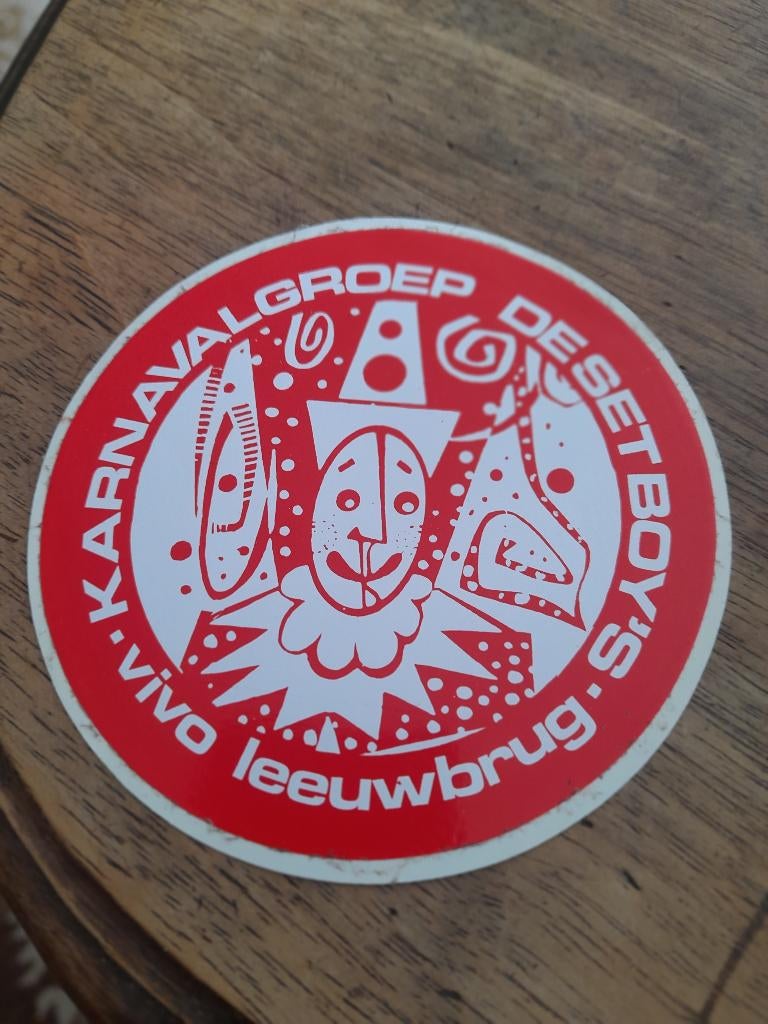 autocollant carnaval leeuwbrug Denderleeuw, Enlèvement ou Envoi