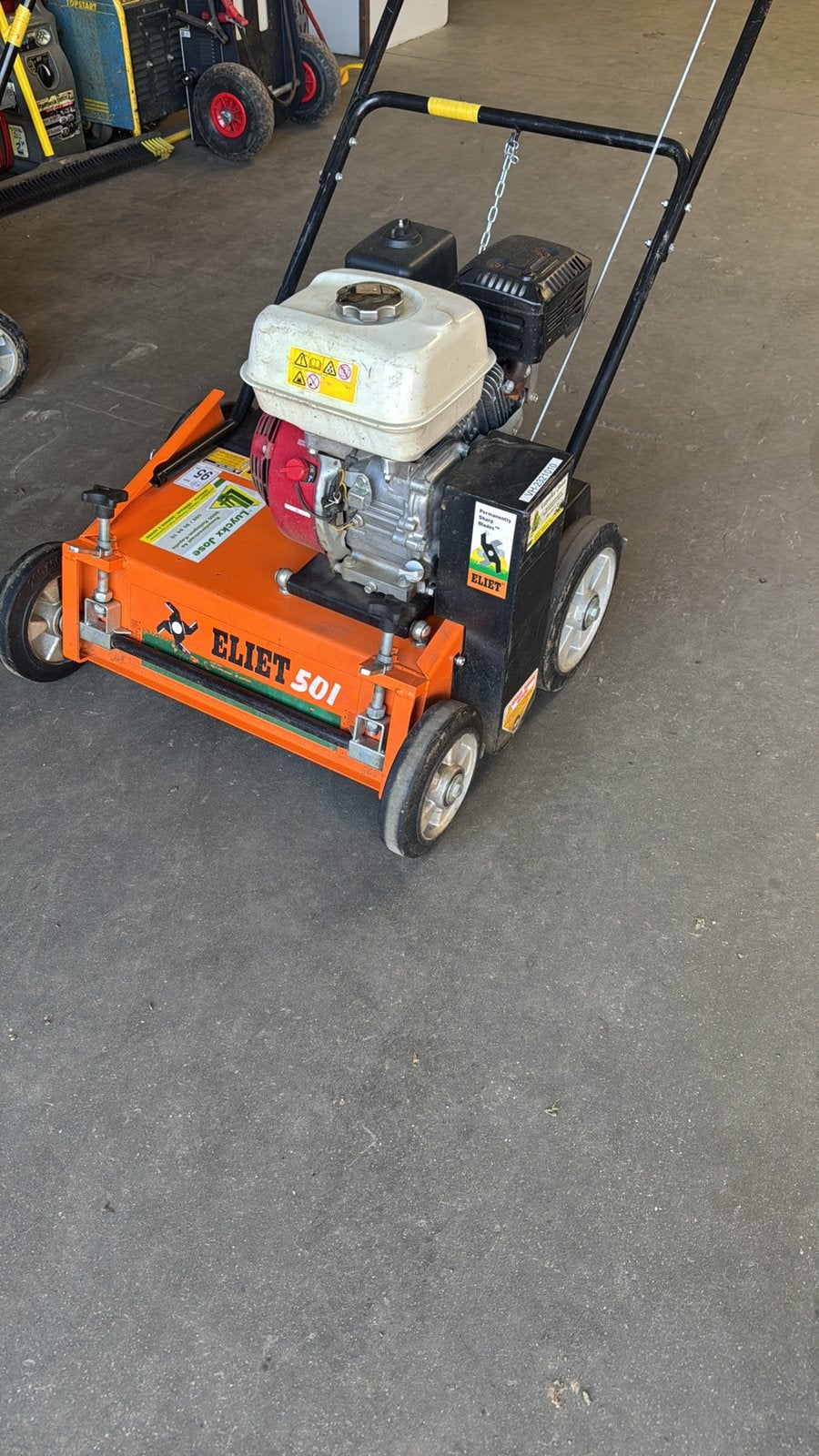 Verticuteerder eliet en etesia, Tuin en Terras, Ophalen, Gebruikt, Benzine