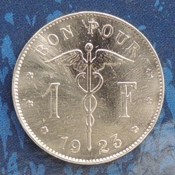 1923 Bon pour un franc, Envoi, Métal, Monnaie en vrac