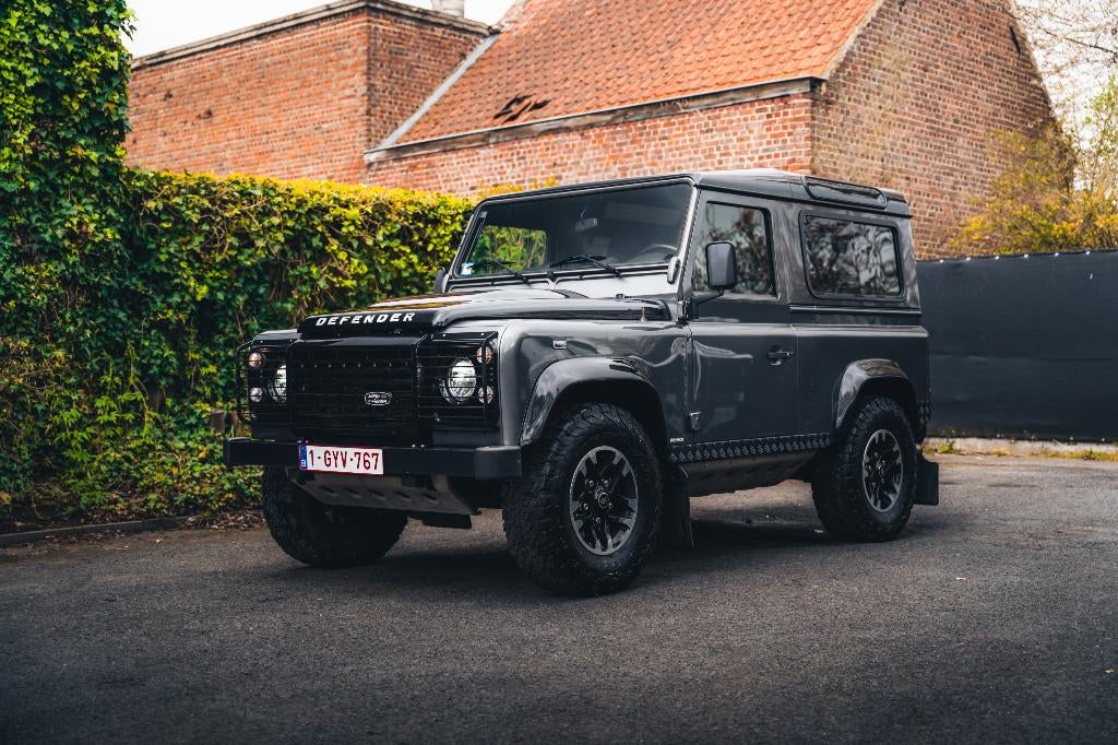 Defender 90 TD4 2,2 // LIMITED EDITION ADVENTURE // EX BTW, Auto's, Euro 5, Zwart, Leder, Vierwielaandrijving