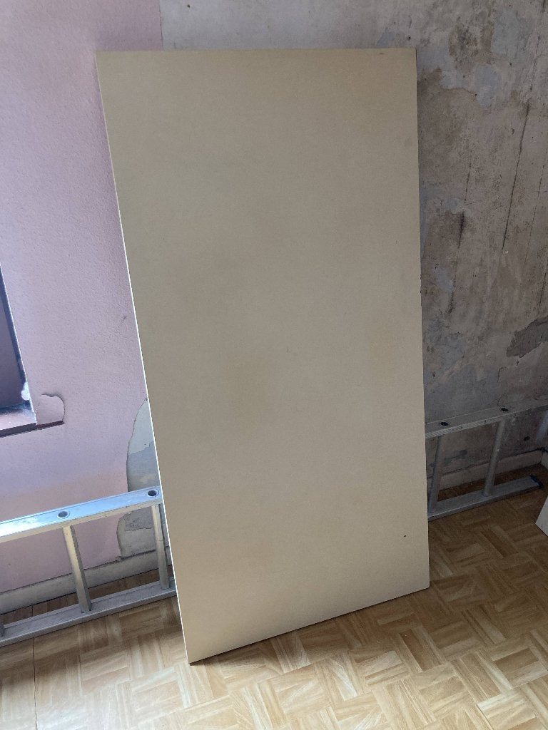 Bureau Blanc, Maison & Meubles, Bureau d'ordinateur, 74 cm, Enlèvement, Utilisé