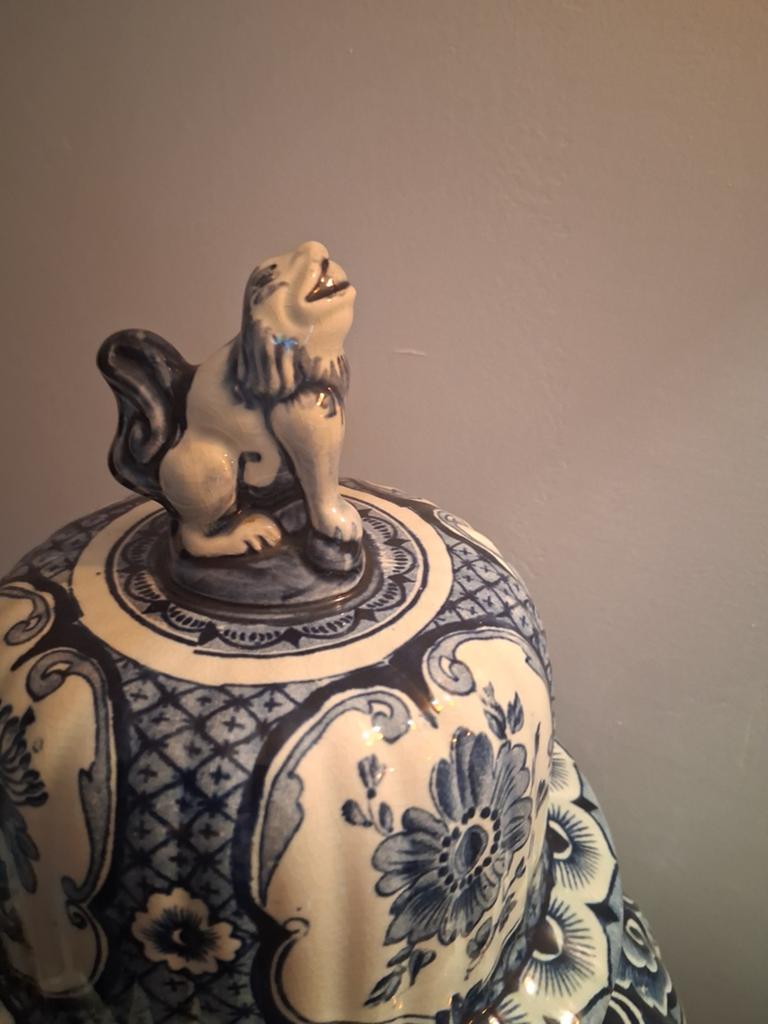 Mooie vaas in Delft, Enlèvement