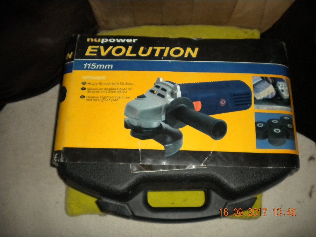 Haakse slijpmachine, Ophalen