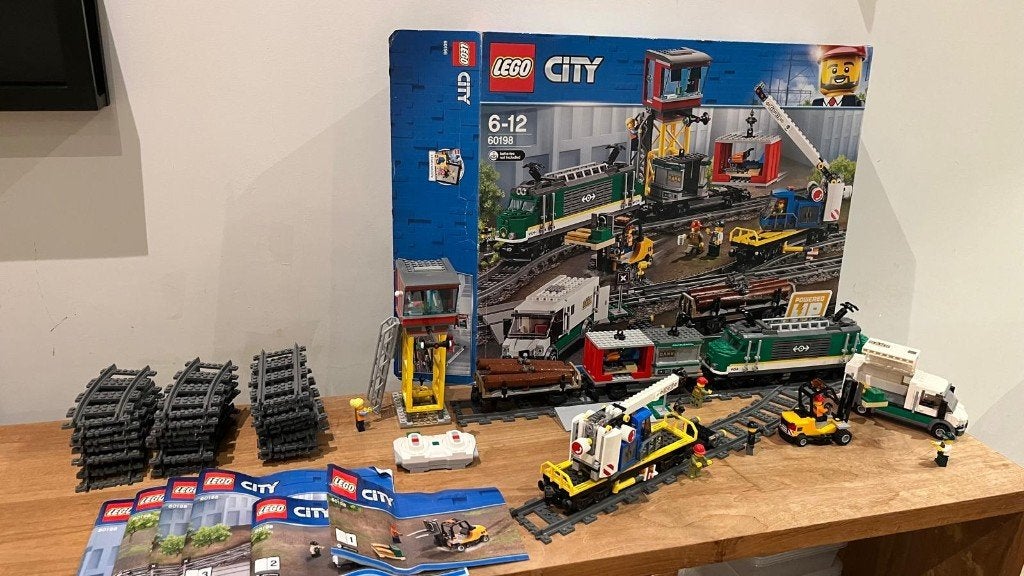 60198 LEGO Cargo Train, Ophalen, Lego, Compleet, Complete set