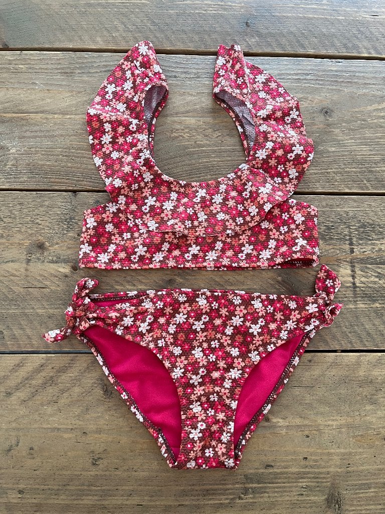 Fleurs de bikini HEMA 128 - 134, Enfants & Bébés, Vêtements enfant | Taille 128, Enlèvement ou Envoi, Comme neuf, Hema, Vêtements de sport ou Maillots de bain