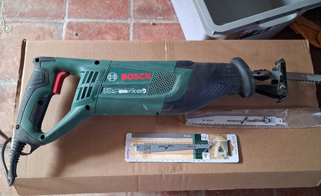 Scie sabre Bosch, Ophalen of Verzenden, Zo goed als nieuw, 600 tot 1200 watt, Reciprozaag