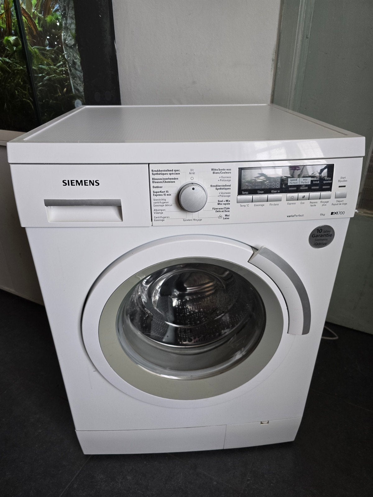machine a laver Siemens iq700 8kg, Ophalen