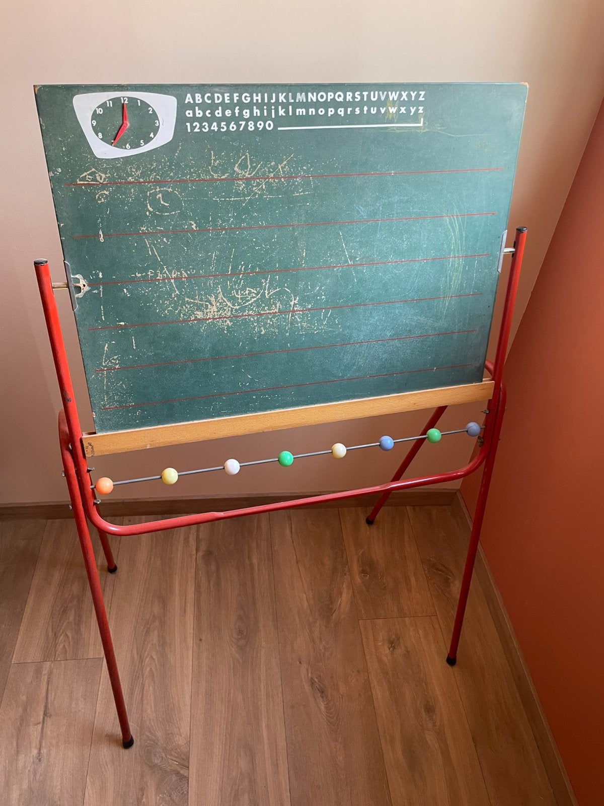 Vintage schoolbord, Ophalen, Mobiel, Gebruikt, Krijtbord