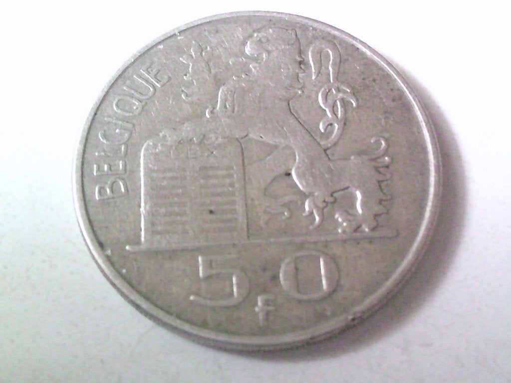 50 frank belgique 1949, Postzegels en Munten, Ophalen, Zilver, Losse munt, Zilver