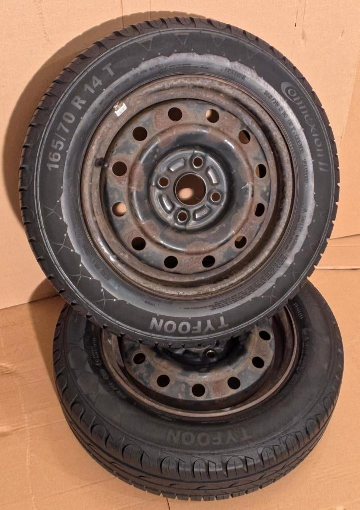 2 x pneus 165 / 70 / R14 T en très bonne état, Autos : Pièces & Accessoires, Pneus & Jantes, Pneu(s), Pneus été, 14 pouces, 165 mm