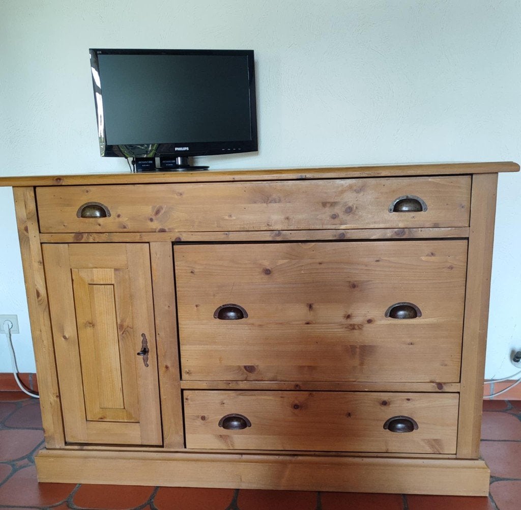 Grenen computer kast, Huis en Inrichting, Kasten | Computermeubels, Ophalen, Gebruikt
