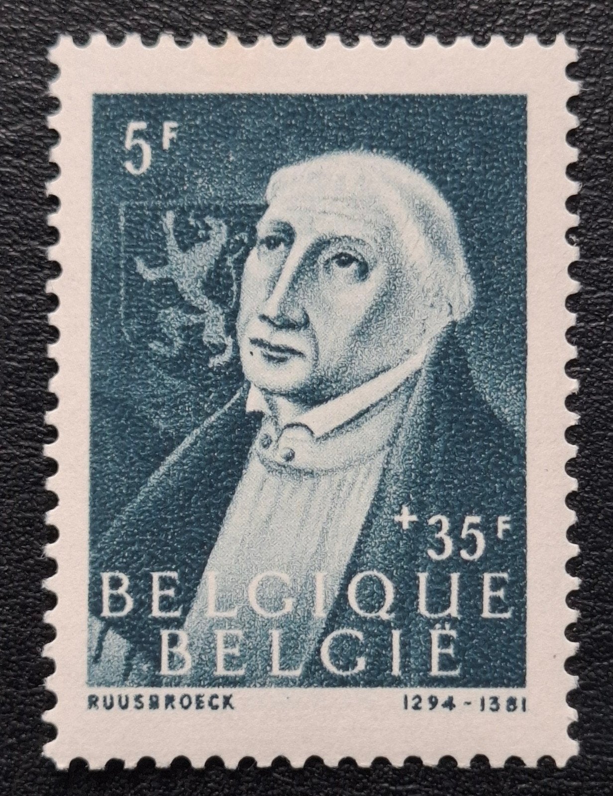 België: OBP 669-V3 ** Beroemde mannen 1944., Postzegels en Munten, Postzegels | Europa | België, Orginele gom, Ophalen of Verzenden