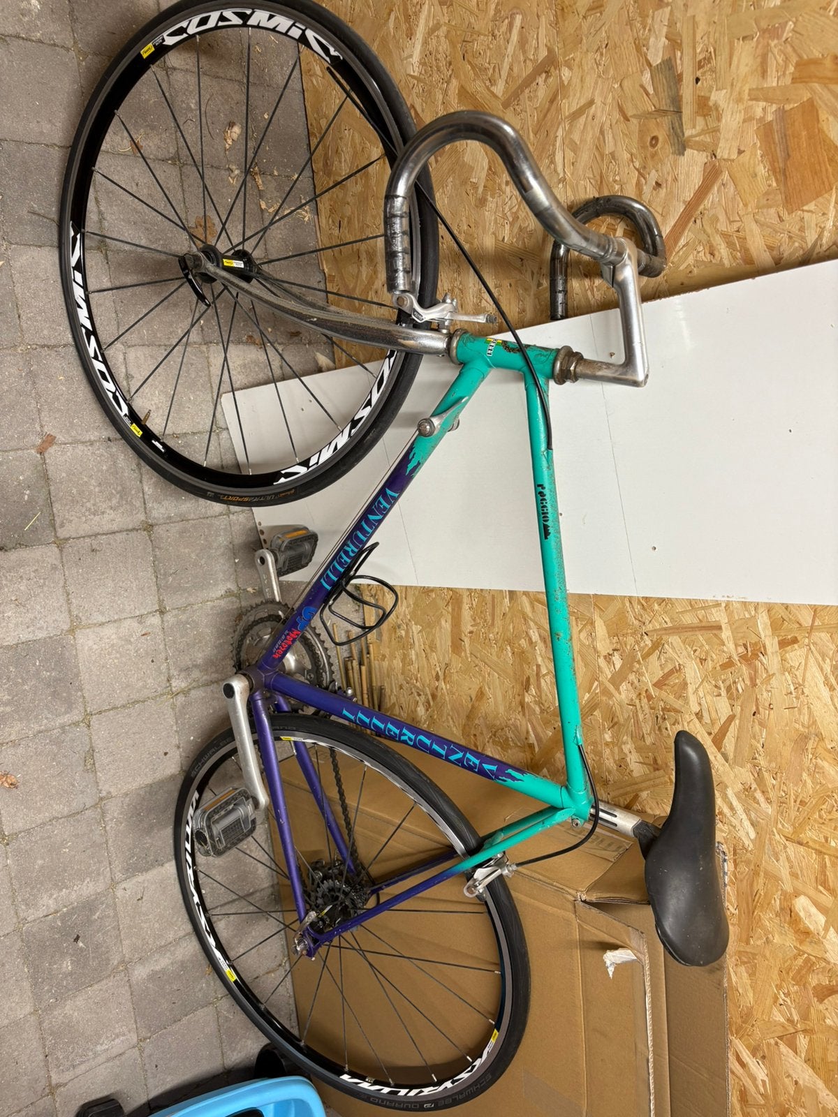 Retro koersfiets, Ophalen