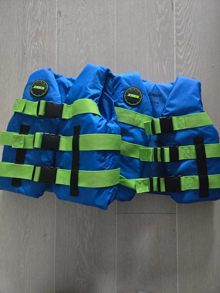 Jobe Nylon zwemvest blauw per stuk - kinderen 30-40kg, Watersport en Boten, Watersportkleding, Ophalen