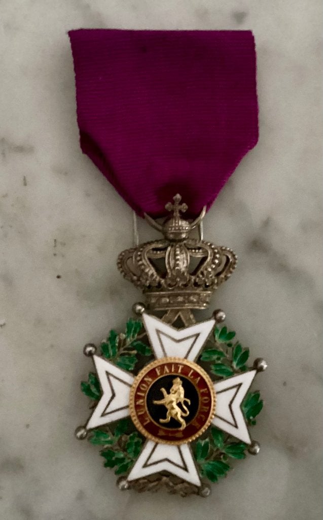 Belgische medaille, Verzenden, Landmacht, Lintje, Medaille of Wings