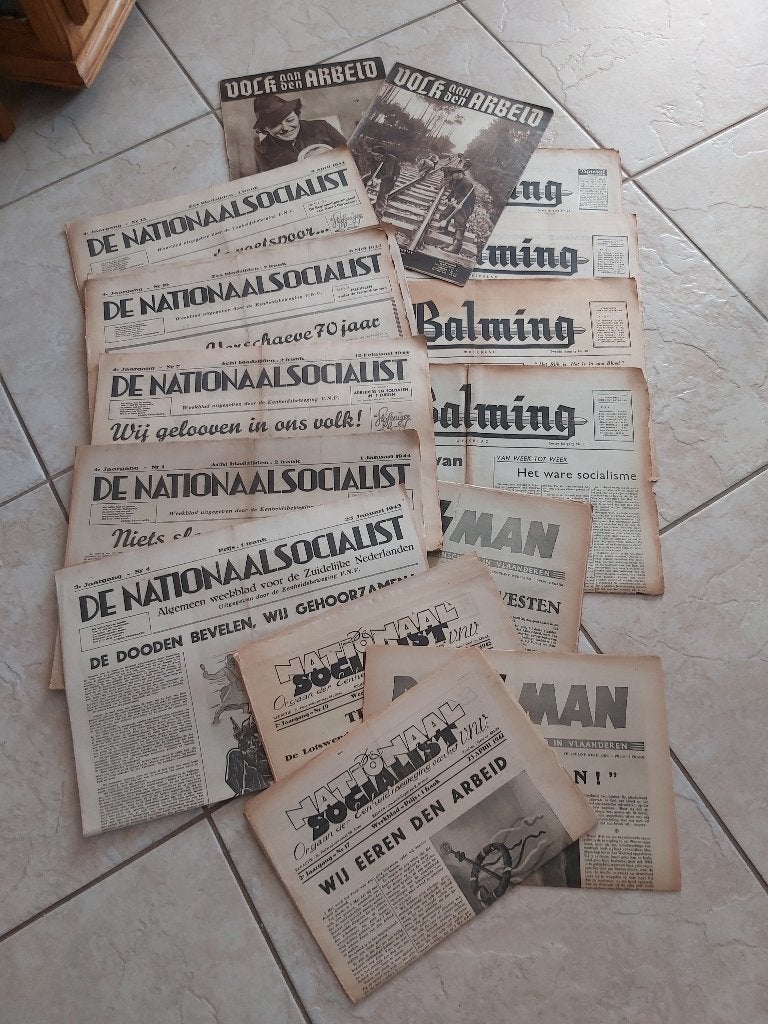 Vlaamse kranten tijdschriften 1940 1944, Verzamelen, Ophalen of Verzenden