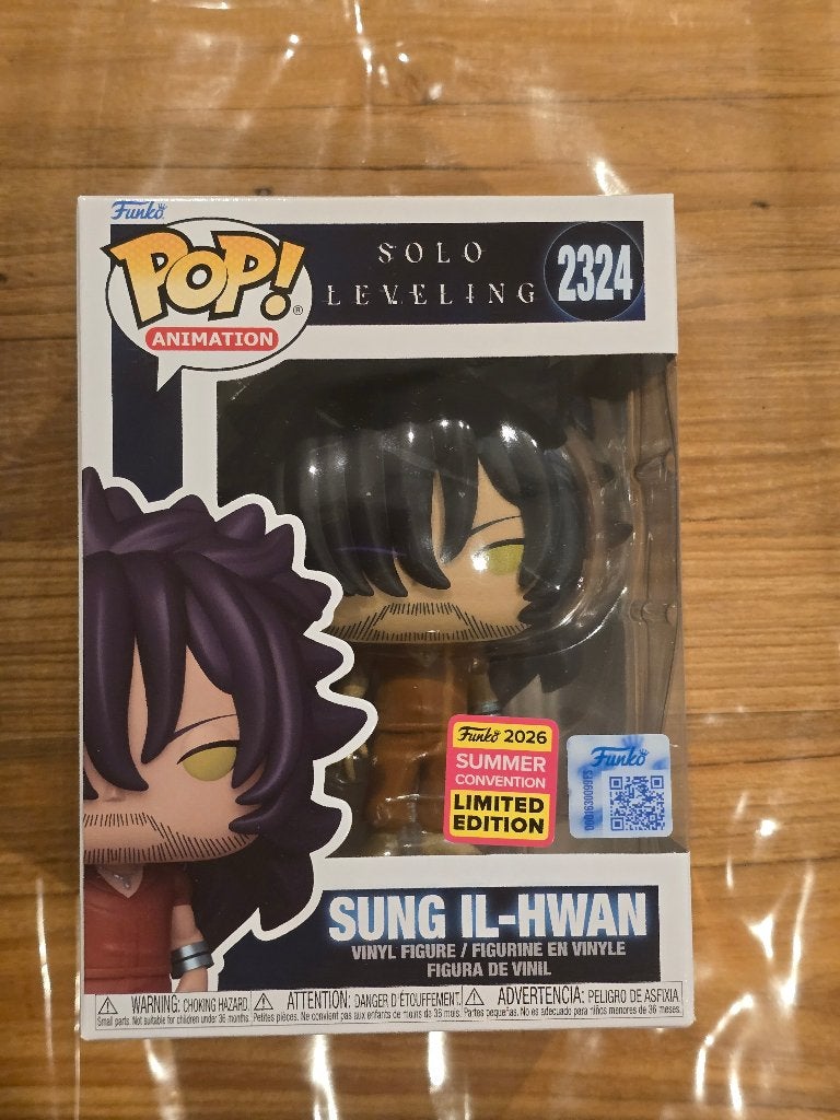Funko Pop! Sung Il-Hwan – Solo Leveling – SDCC Exclusive, Ophalen of Verzenden, Nieuw