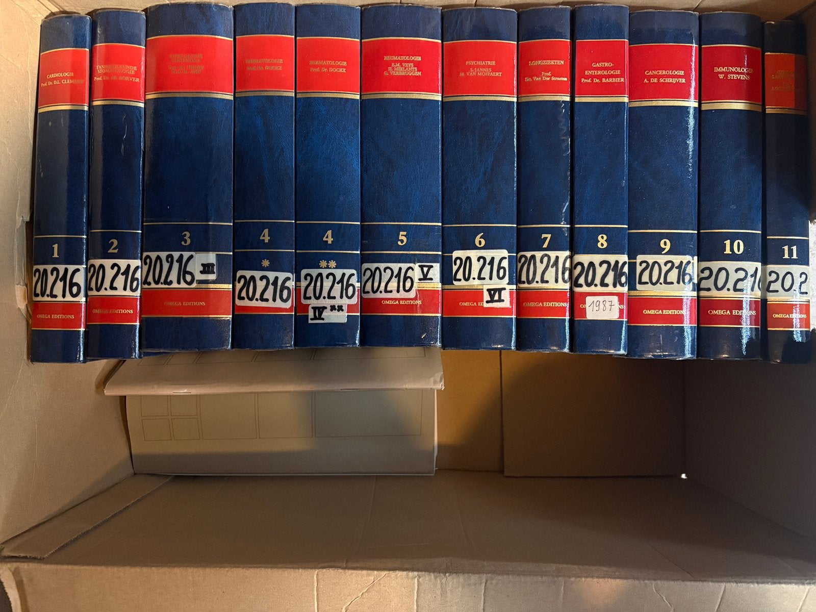 Reeks met alle aandoeningen, Livres, Enlèvement, Comme neuf, Médecine, Série complète