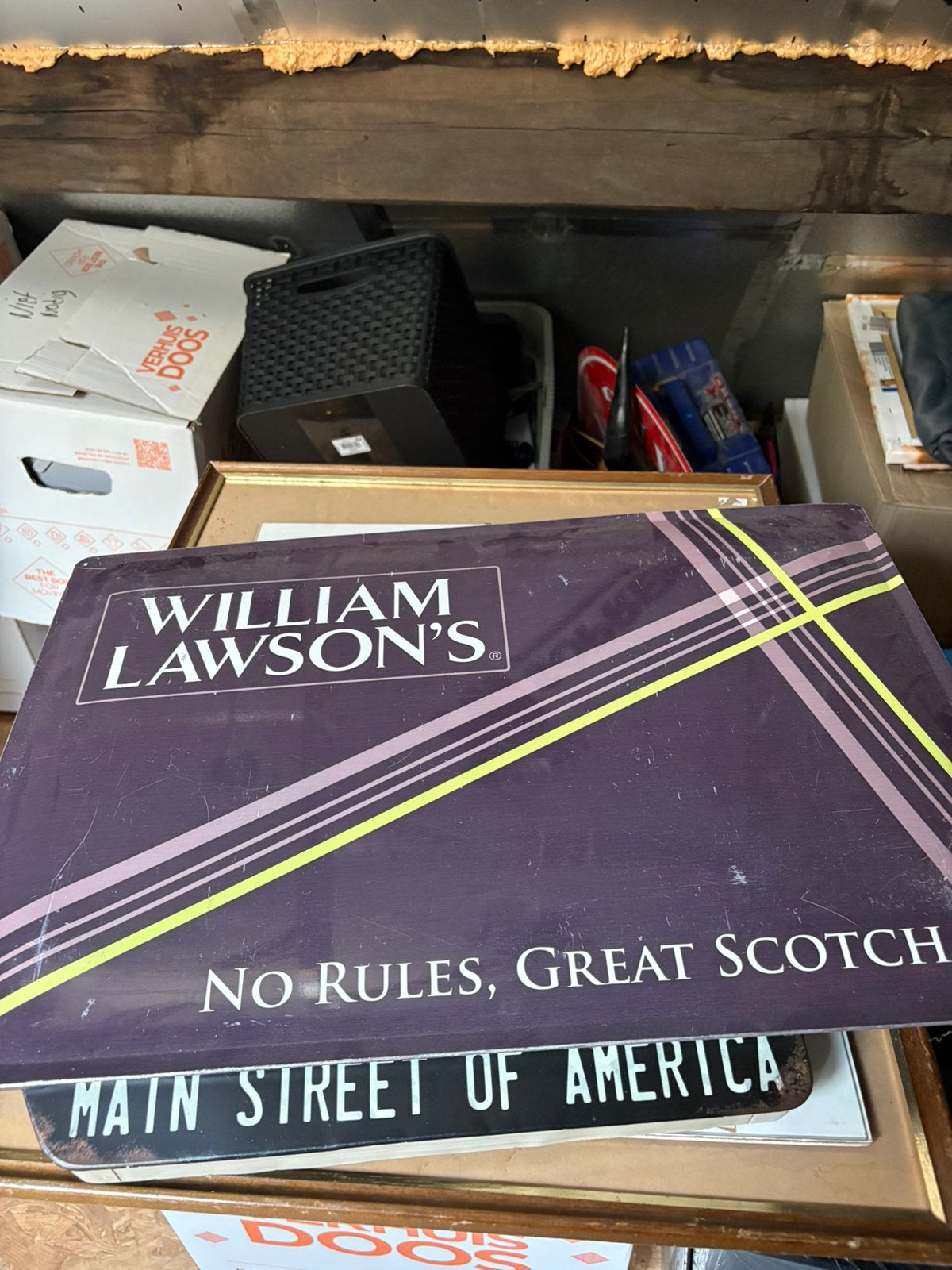 William Lawson, Collections, Marques & Objets publicitaires, Enlèvement, Utilisé