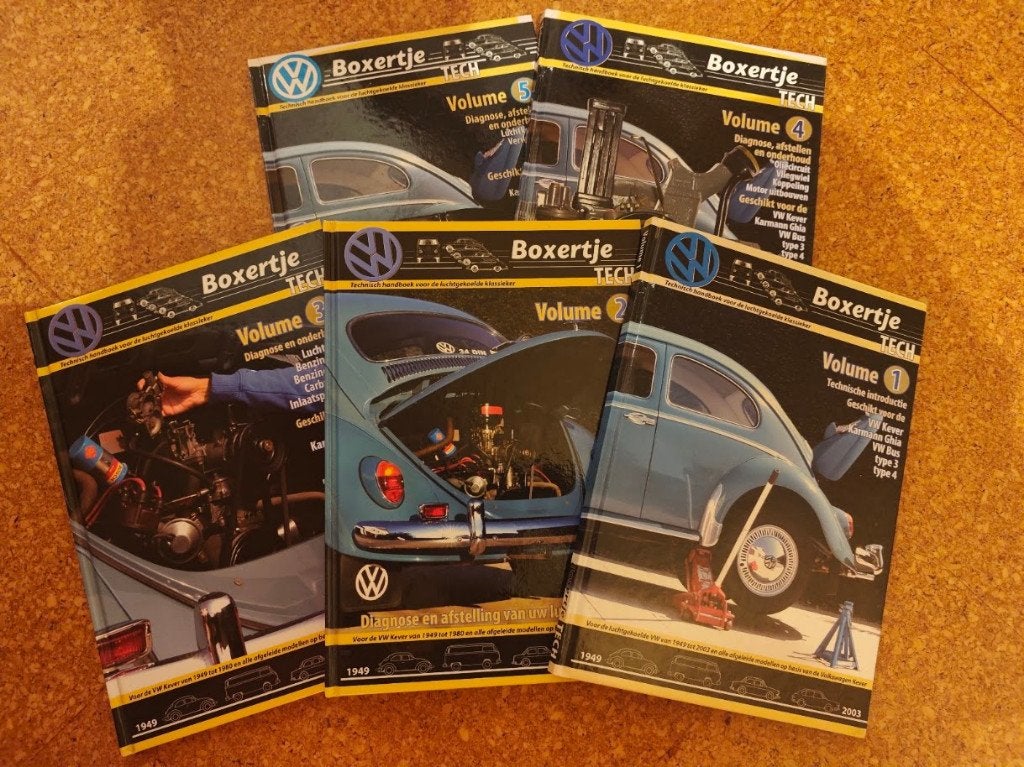 manual vw kever boxertje tech 5 delen, Autos : Divers, Enlèvement ou Envoi